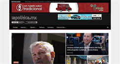 Desktop Screenshot of lapolitica.mx